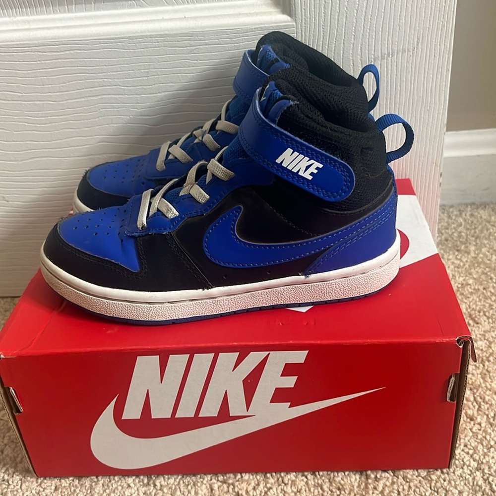 Nike black/blue sneakers - kids size 12C